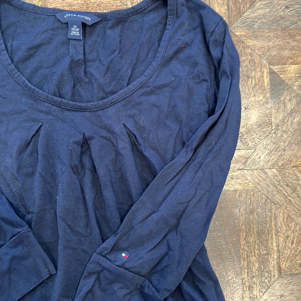Tommy Hilfiger | Half Sleeve Shirt | Navy Blue | Size XS
